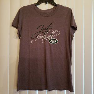 New York Jets tee shirt with crystals applied